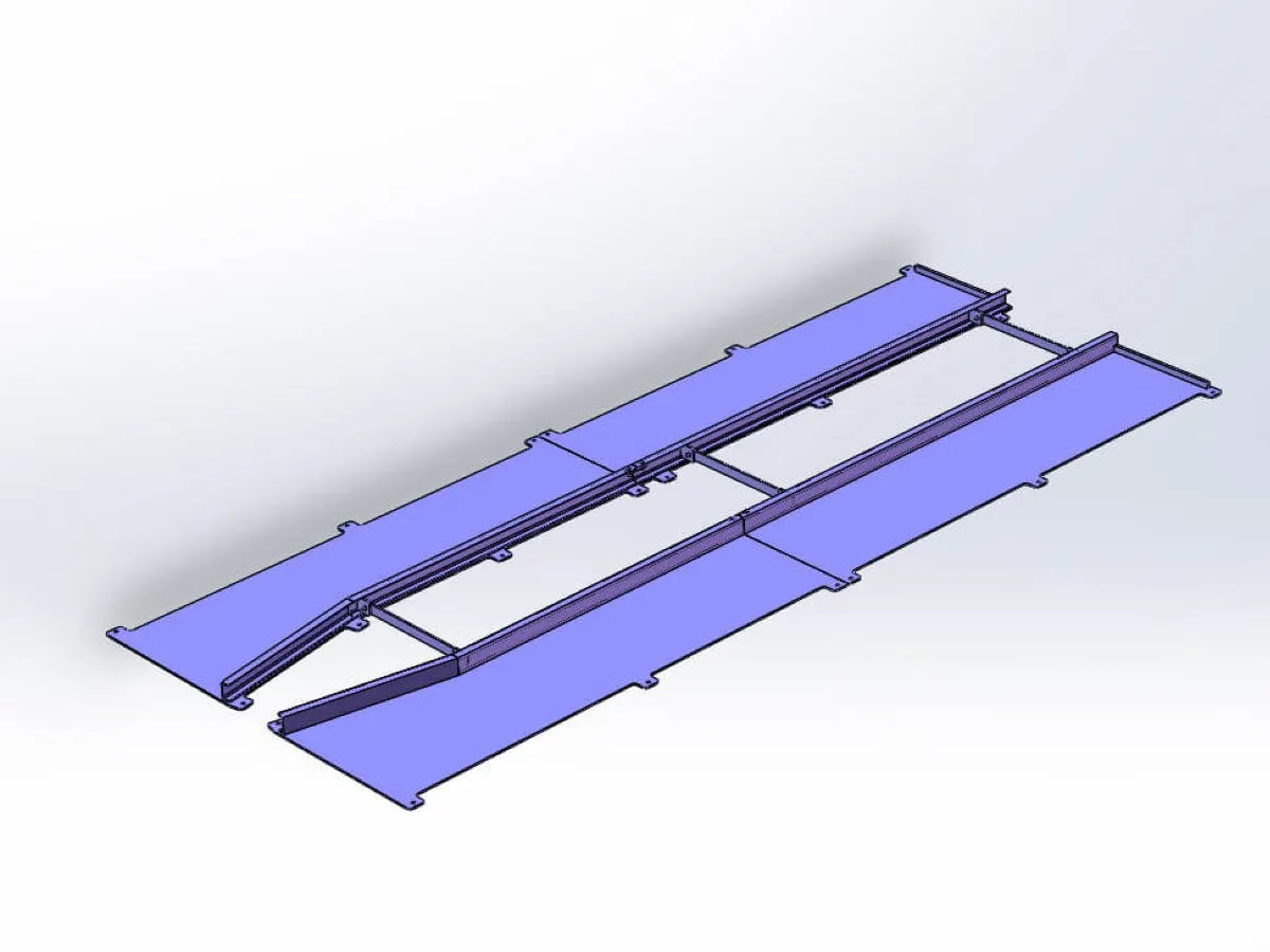 Vue 3D Chemin de roulement